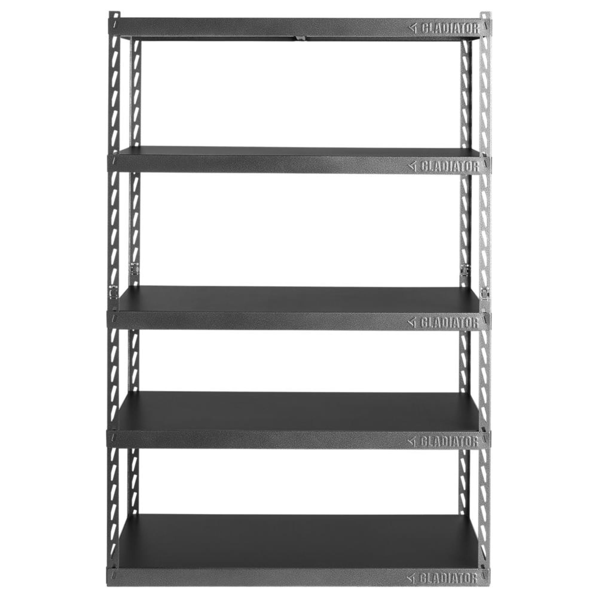 Gladiator, 48in. Wide EZ Connect Rack with 5 24in. Deep Shelves, Width 48 in, Depth 24 in, Material Steel, Model# GARK485XGG